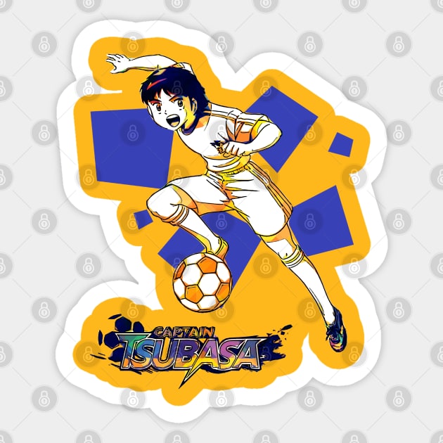 Captain Tsubasa Popart Sticker by masnono